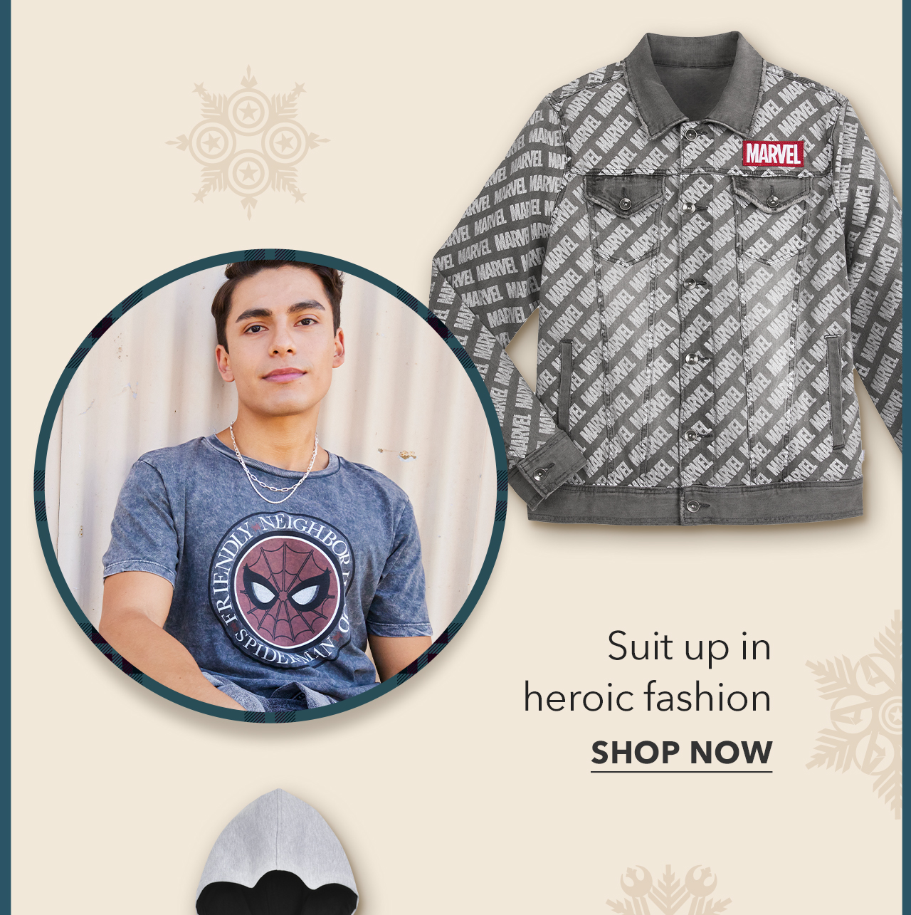 Suit up in heroic fashion | Shop Now