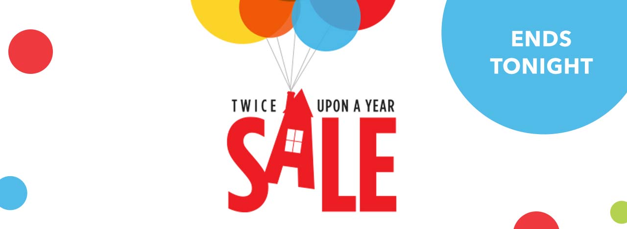 ENDS TONIGHT. Twice Upon a Year Sale | Shop Now