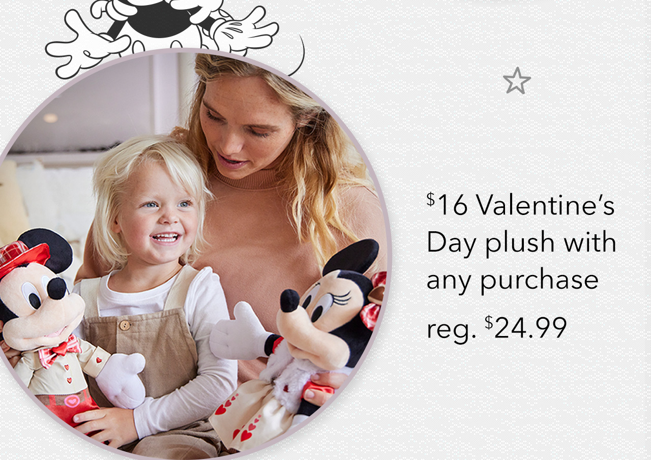 $16 Valentineâs Day plush with any purchase. reg. $24.99 | Shop Now