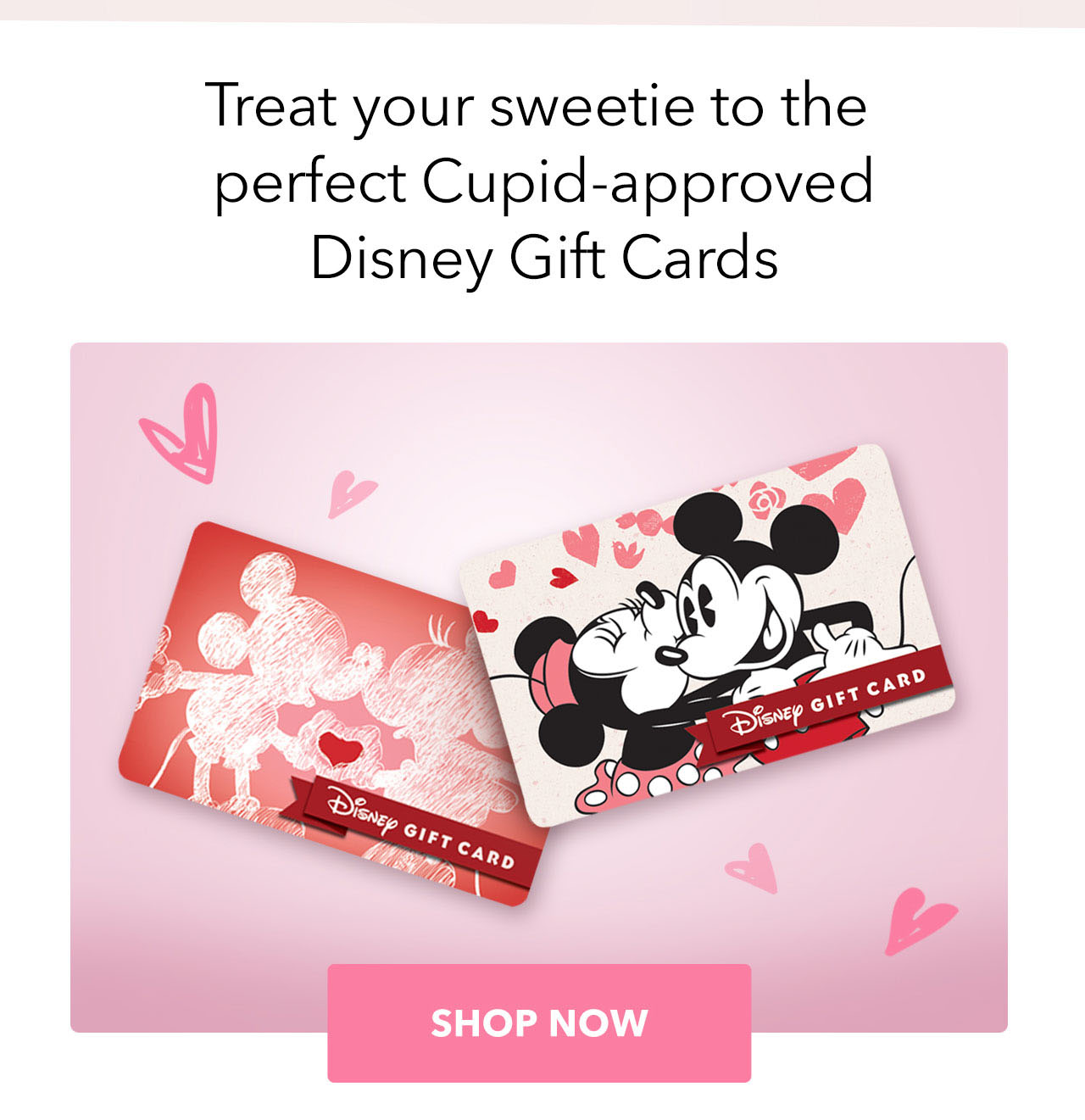 Treat your sweetie to the perfect Cupid-approved Disney Gift Cards