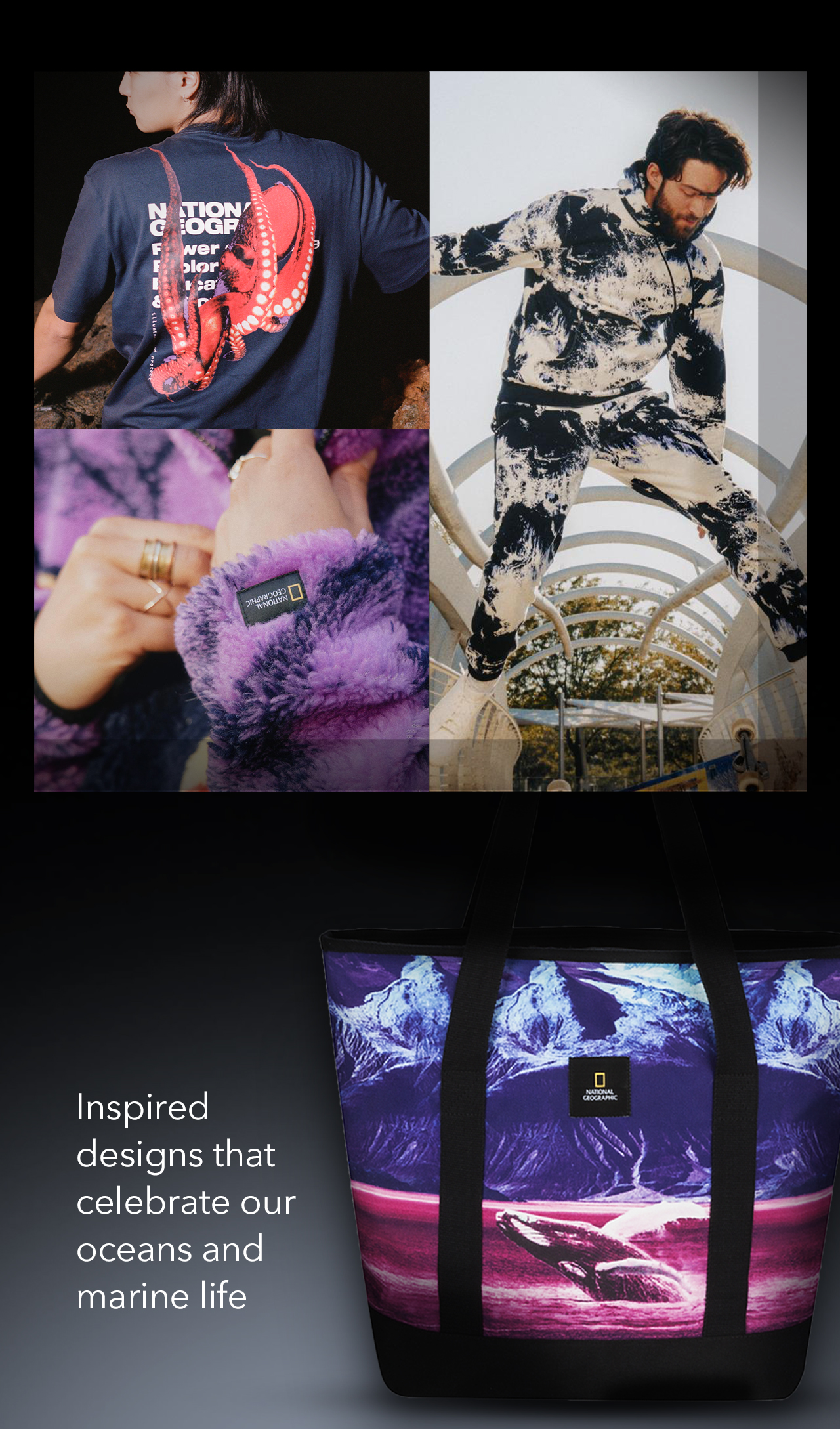 Inspired designs that celebrate our oceans and marine life