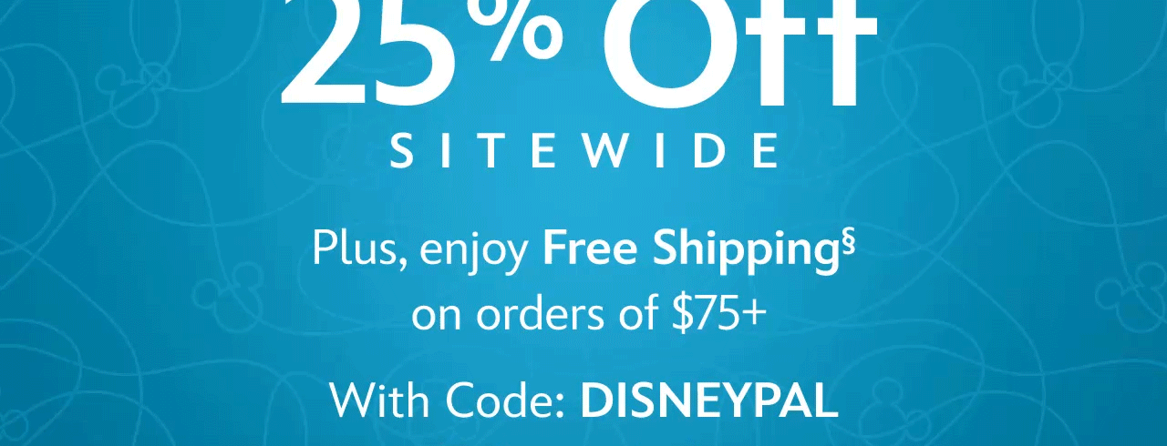 25% Off. Plus, enjoy Free Shipping on orders of $75+