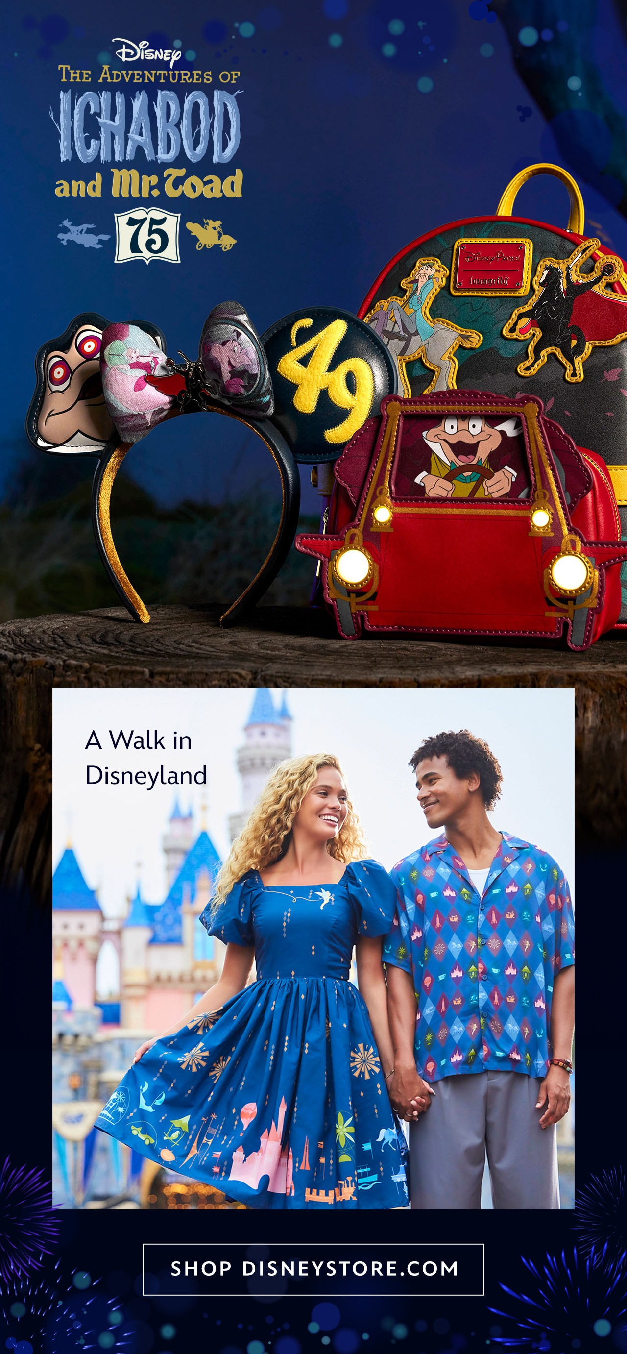 A Walk in Disneyland. Ichabod & Mr. Toad 75th Anniversary | Shop DisneyStore.com